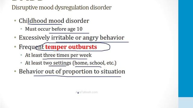 Psychiatry - 2. Pathology - 2.Childhood Disorders Atf