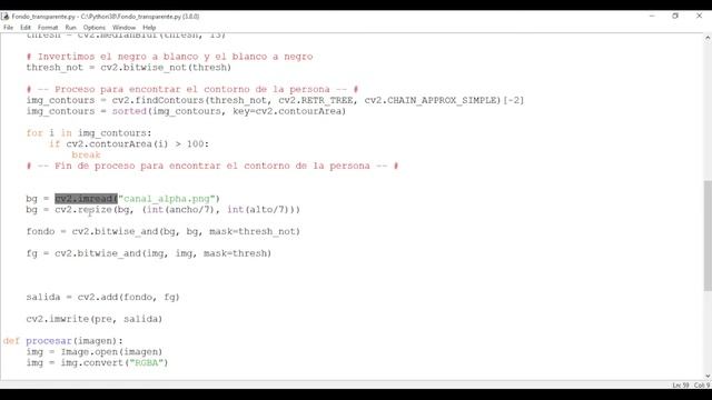 Python - MediaPipe - Fondo Transparente en cualquier imagen смотреть онлайн