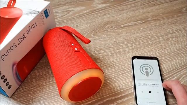 Портативная Bluetooth колонка Anker Soundcore Flare+ смотреть онлайн