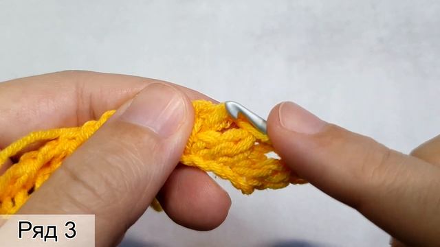 НЕВЕРОЯТНО! Посмотрите какой КРАСИВЫЙ УЗОР я связала крючком. Тунисское вязание. смотреть онлайн