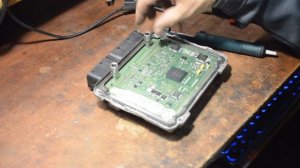 Как выпаять разъем ЭБУ