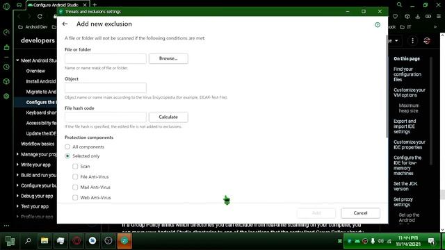 ?Improve Android Studio Performance by Adding a Kaspersky Exclusion смотреть онлайн