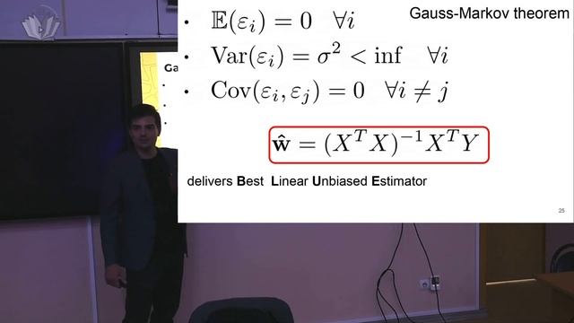 Введение в машинное обучение 2. Linear Models смотреть онлайн