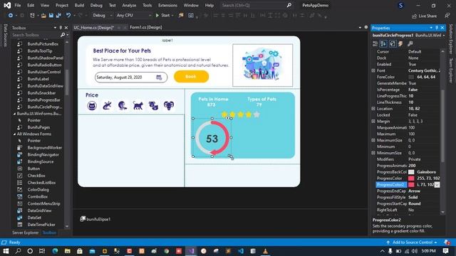 C# - Pets Care Management Software Design using Bunifu Framework смотреть онлайн
