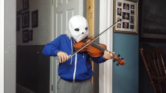 Playing part of megalovania on viola (very badly) смотреть онлайн