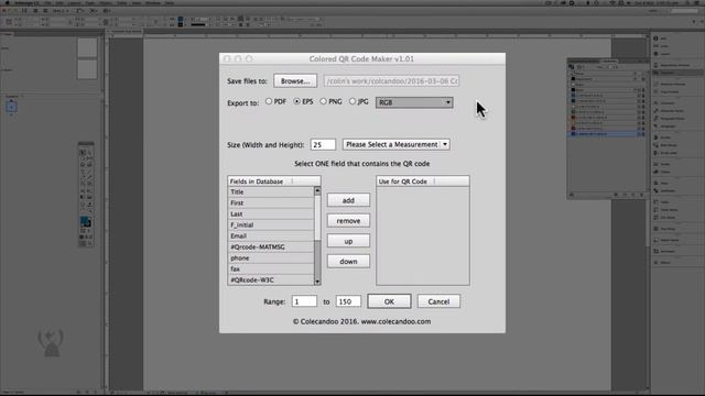 Episode 11: Data Merge Colored QR Code Script смотреть онлайн