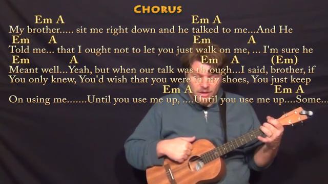 Use Me (Bill Withers) Bariuke Cover Lesson with Chords/Lyrics смотреть онлайн