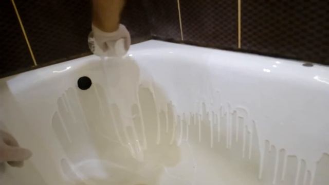 Ремонт ванны жидким акрилом. Сможет любой. СТАКРИЛ "Эколор". смотреть онлайн