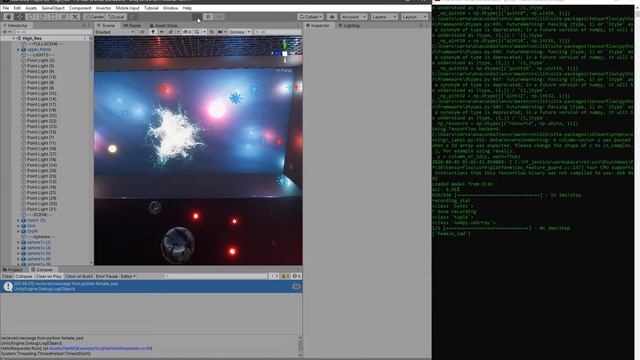 Test of Communication from Python to Unity смотреть онлайн
