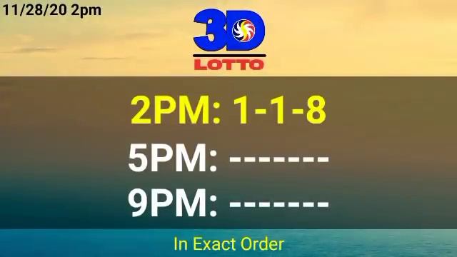 2pm PCSO Lotto Result Today November 28, 2020 2D, 3D, EZ2, Swertes, STL, смотреть онлайн