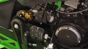 Реакция двигателя 157QMJ на открытие дросселя снегоход Irbis SF150L