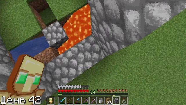Я Прожил 100 Дней в ПЛОСКОМ мире в Майнкрафт Хардкоре... l survived 100 days hardcore Minecraft смотреть онлайн
