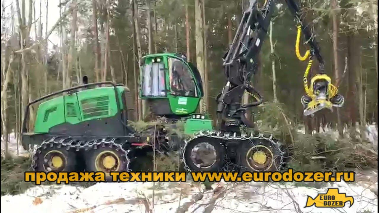 что такое харвестер кратко John Deere 1270 8W в работе смотреть онлайн