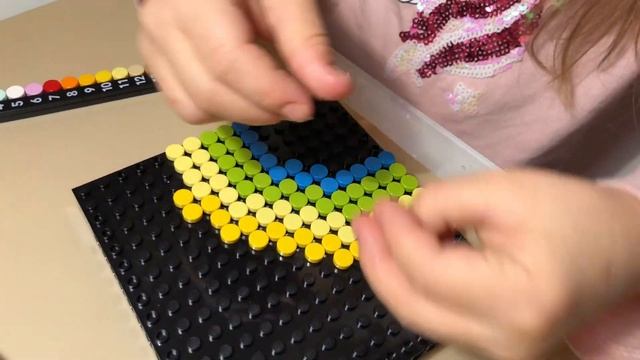 ? #lego LEGO ART собираю РАДУГУ LEGO 21226 CREATE TOGETHER ART PROJECT - assembling RAINBOW смотреть онлайн