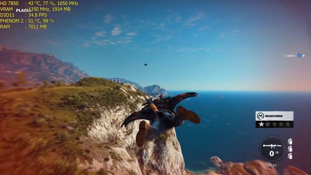 Just Cause 3 (HD 7850/R7 265/R7 370 | Phenom II X4) [High] смотреть онлайн