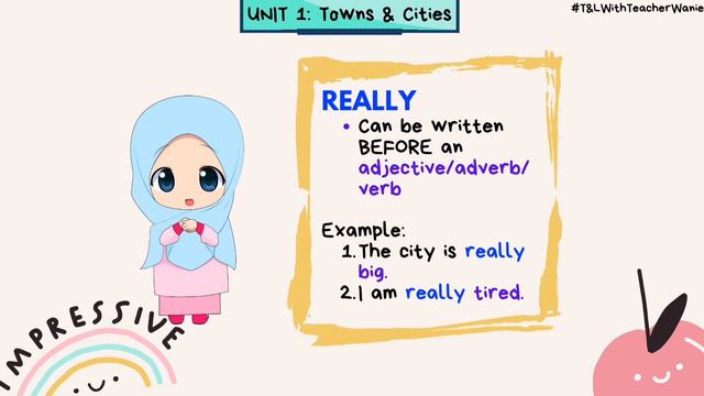 YEAR 5: LESSON 5 - VERY, REALLY & QUITE (INTENSIFIERS) #Bilingual #SimpleExplanation