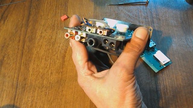 6J1 Ламповый и PAM8610. Гибридный усилитель. смотреть онлайн