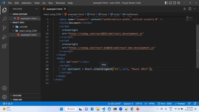 Difference between CDN And Create React App | Developing The First App Using CDN смотреть онлайн