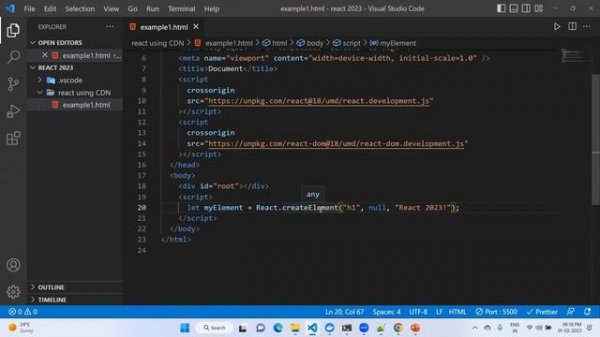 Difference between CDN And Create React App | Developing The First App Using CDN