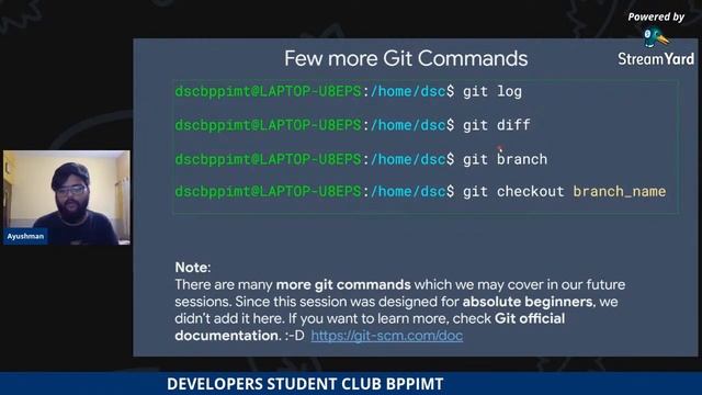 GET STARTED WITH git and GitHub || DSC BPPIMT || смотреть онлайн