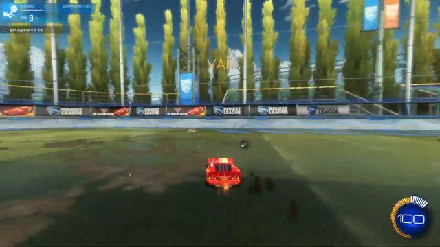 Rocket League Lightning McQueen смотреть онлайн