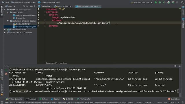 17 Docker中selenium与chrome爬虫开发环境搭建与使用三 смотреть онлайн