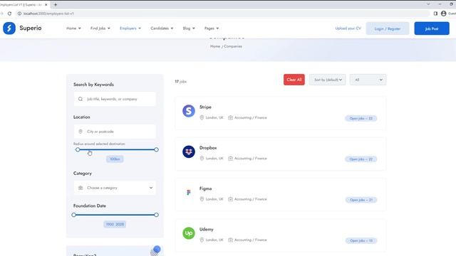 Superio – Job Board React NextJS Template Setup смотреть онлайн