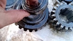 Т40АМ. КПП. Захрустела четвёртая передача, ремонт.