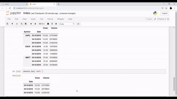 Multi Indexing Pandas | multi index dataframe pandas | Multi index in python | Multi index Notation