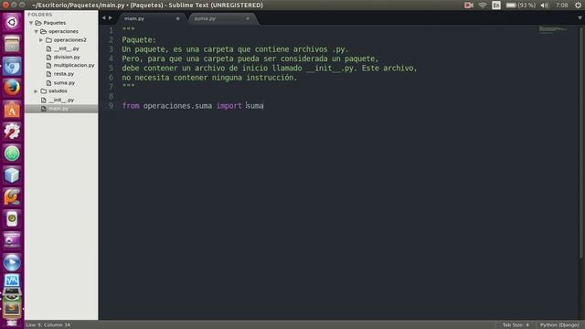 28 Python3.4 - Paquetes(Package) смотреть онлайн