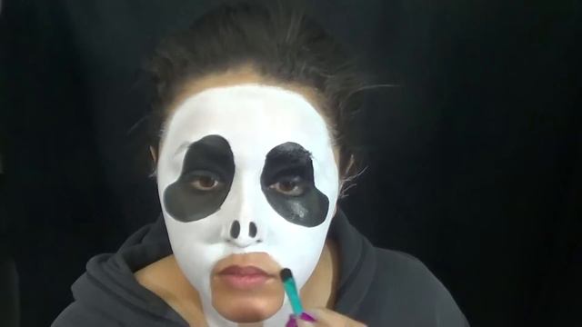 Ghostface Scream Mask Face Paint Makeup Tutorial (NoBlandMakeup) смотреть онлайн