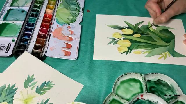 8 ACUARELAS EN 1 DÍA! ☆⎟PASO A PASO смотреть онлайн