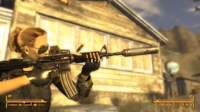 Millenia Arms-Colt M4A1 Mod in Fallout New Vegas смотреть онлайн