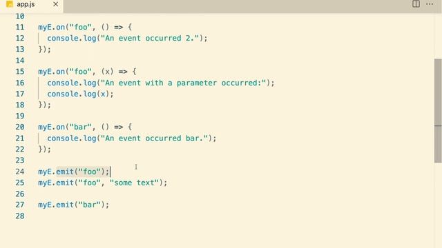 Understanding EventEmitter | Understanding Node.js Core Concepts смотреть онлайн