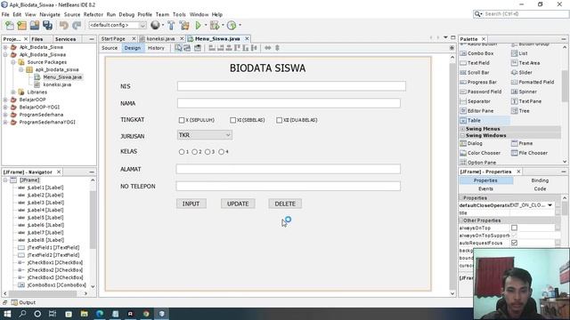 CHAPTER III - Praktikum Membuat Aplikasi Biodata Berbasis Java Netbin смотреть онлайн