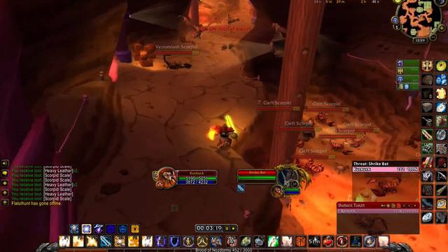 Protection Paladin Farming Heavy Leather In Uldaman: WoW Classic