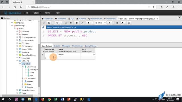 สอน PostgreSQL: การสร้างตาราง (create table) смотреть онлайн