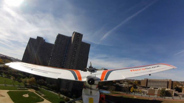 HobbyZone AeroScout s2 1.1mm Flight:Morning,Co-op City,Aerial Stunts,Rudder Cam,RunCam4K. смотреть онлайн