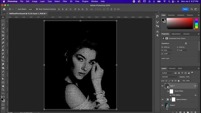 Create Halftone Portraits in Adobe Photoshop | Tutorial смотреть онлайн