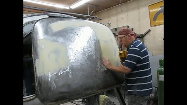 Project Gray 1956 Ford Pick-up Update. Bodywork And Primer On The Cab