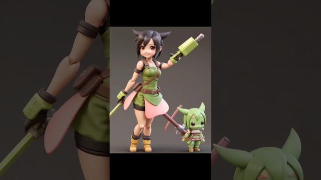 Toy Yuffie, Tifa and Aerith #Yuffie #Tifa #Aerith #FinalFantasyVII #FFVII #FanArt #AI #DigitalArt смотреть онлайн
