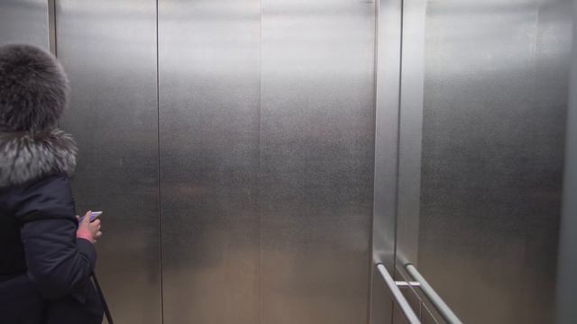 Czech Republic, Prague, Arkády Pankrác shopping mall, OTIS elevator смотреть онлайн