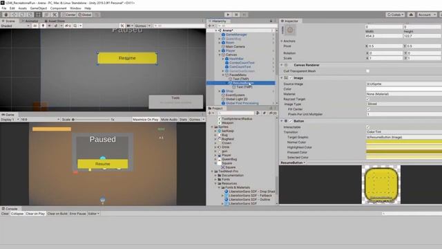 Как сделать МЕНЮ ПАУЗЫ в Юнити за 6 Минут | туториал | перевод BMo смотреть онлайн