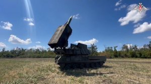 Боевая работа расчета ЗРК «Бук-М1»