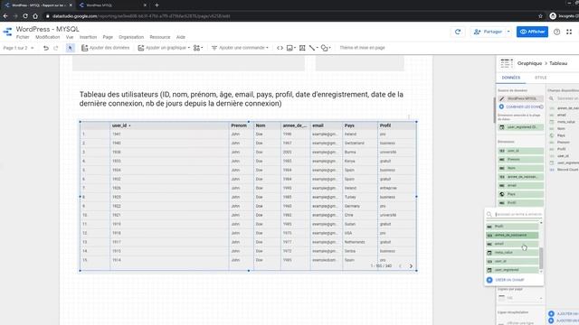 Comment connecter WordPress à Google Data Studio grâce au connecteur MySql смотреть онлайн