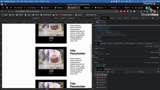 Building Our Website #1 - HTML, CSS, JS смотреть онлайн