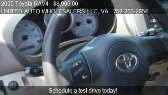 2005 Toyota RAV4 Base for sale in VIRGINIA BEACH, VA 23462 a смотреть онлайн