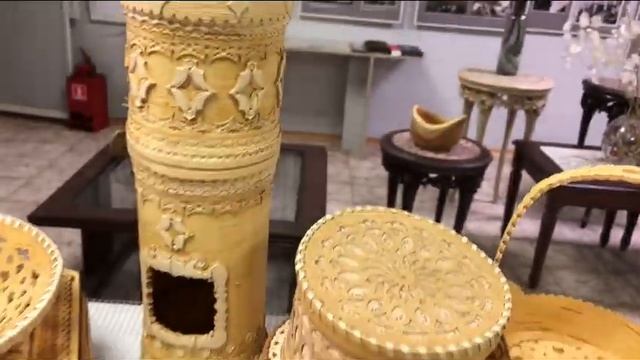 Изящество и красота берестяных изделий!
