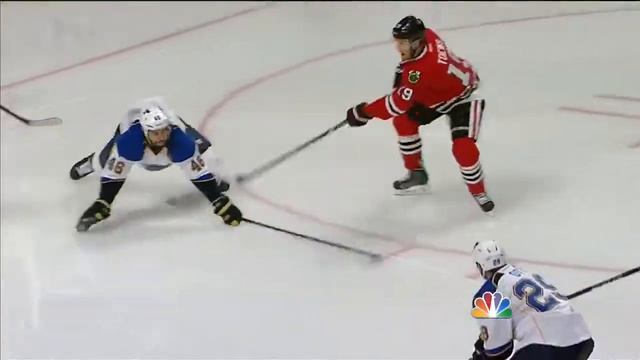 Toews outwaits Polak and scores top shelf смотреть онлайн