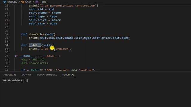 Example of class object implementation in Python 2 смотреть онлайн